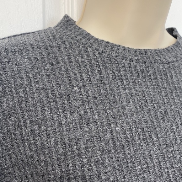 Paper Crane Gray Short Sleeve Top Large - Picture 4 of 8